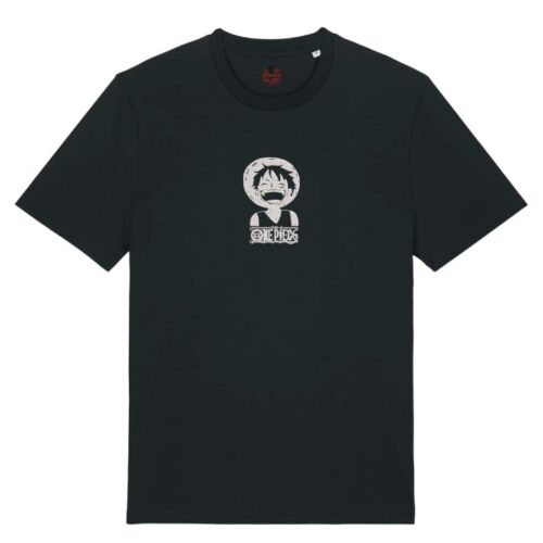 Camiseta Negra Delantera Rey Pirata - Monkey D. Luffy Rey Pirata - Monkey D. Luffy