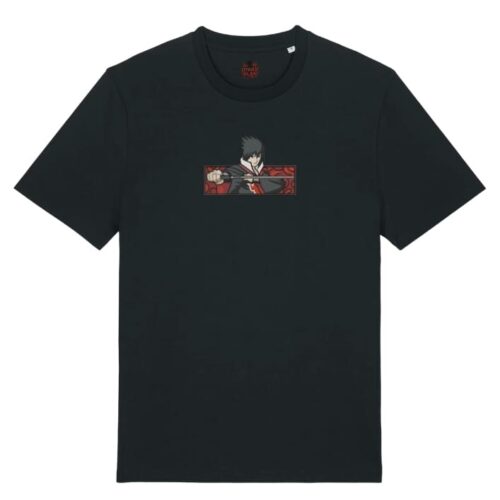 Camiseta Negra Delantera Sasuke Espada Akatsuki - Sasuke Uchiha Sasuke Espada Akatsuki - Sasuke Uchiha