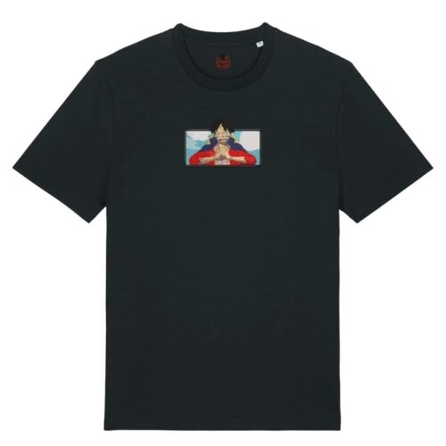 Camiseta Negra Delantera Voluntad de Fuego - Monkey D. Luffy Voluntad de Fuego - Monkey D. Luffy