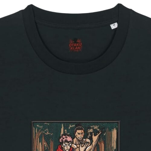 Camiseta Negra Detalle Best Friend - Yuji Itadori & Aoi Todo Best Friend - Yuji Itadori & Aoi Todo