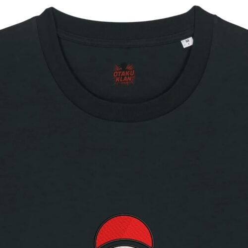 Camiseta Negra Detalle Clan Uchiha Clan Uchiha