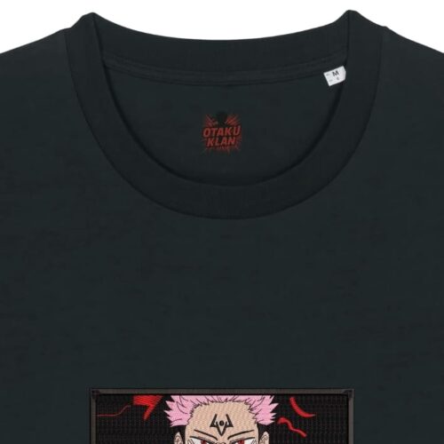 Camiseta Negra Detalle Conjuro Maldito - Ryomen Sukuna Conjuro Maldito - Ryomen Sukuna