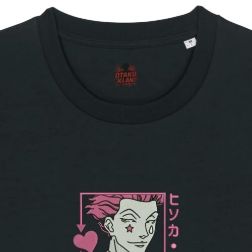 Camiseta Negra Detalle Corazón Retorcido - Hisoka Morow Corazón Retorcido - Hisoka Morow