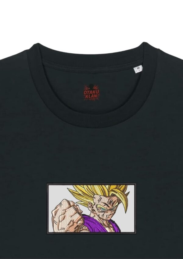 Camiseta Negra Detalle Despertar Saiyan - Gohan Despertar Saiyan - Gohan