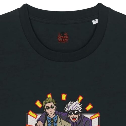 Camiseta Negra Detalle El Dúo - Kento Nanami & Satoru Gojo El Dúo - Kento Nanami & Satoru Gojo