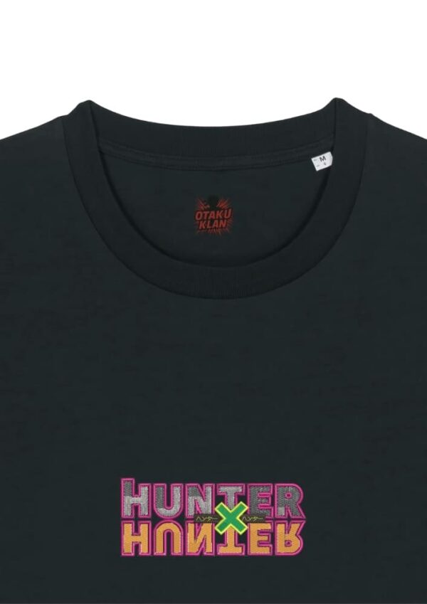Camiseta Negra Detalle Emblema Hunter Emblema Hunter
