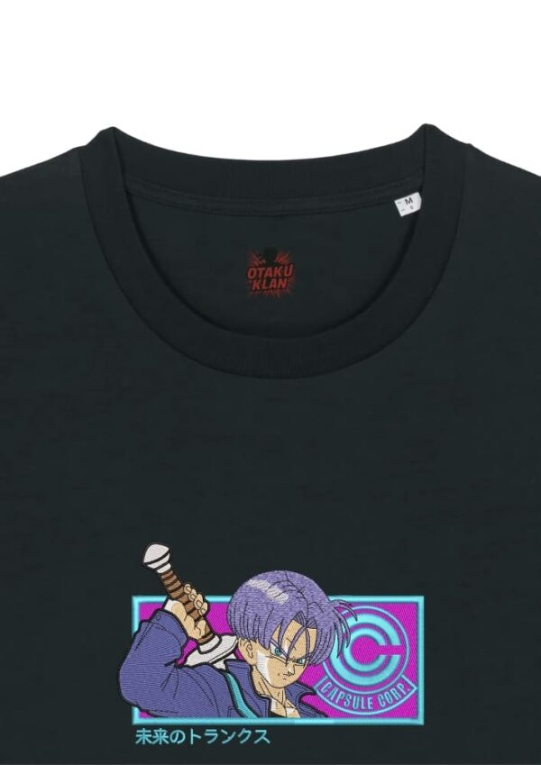 Camiseta Negra Detalle Espada del Futuro - Trunks Espada del Futuro - Trunks