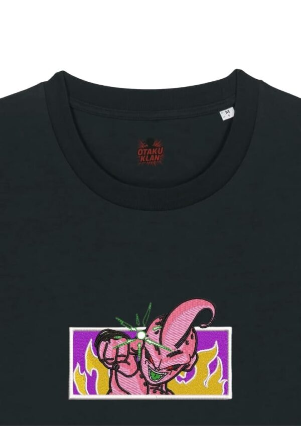 Camiseta Negra Detalle Forma Maligna - Majin Buu Forma Maligna - Majin Buu