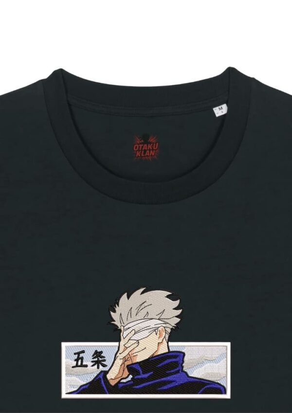 Camiseta Negra Detalle Gojo Infinity - Satoru Gojo Gojo Infinity - Satoru Gojo