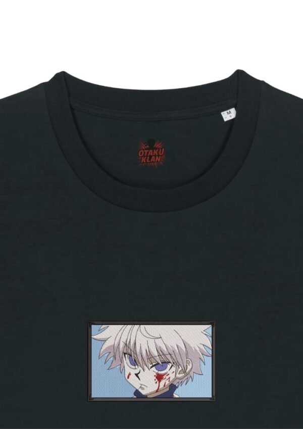 Camiseta Negra Detalle Instinto Asesino - Killua Zoldyck Instinto Asesino - Killua Zoldyck