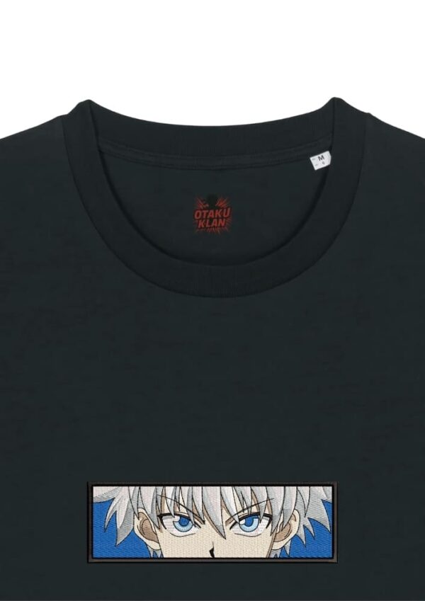 Camiseta Negra Detalle Instinto Relámpago - Killua Zoldyck Instinto Relámpago - Killua Zoldyck