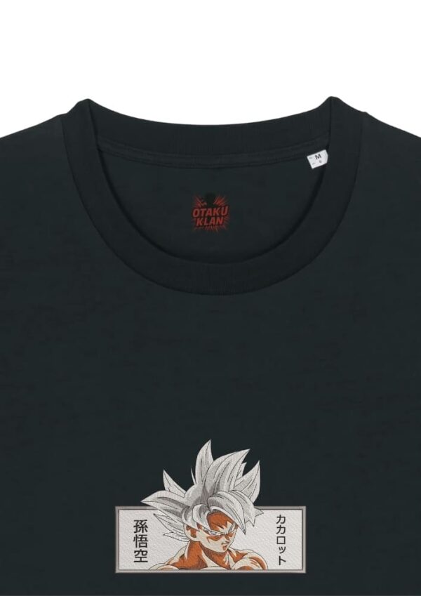 Camiseta Negra Detalle Instinto Supremo - Goku Instinto Supremo - Goku