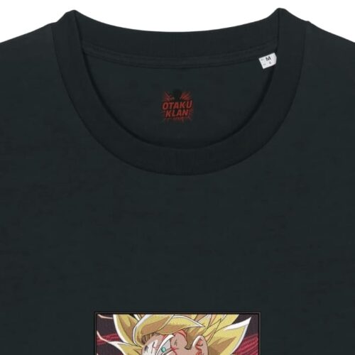 Camiseta Negra Detalle Ira Saiyan - Goku Ira Saiyan - Goku