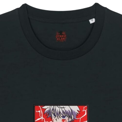 Camiseta Negra Detalle KilluaCombo - Killua Zoldyck KilluaCombo - Killua Zoldyck