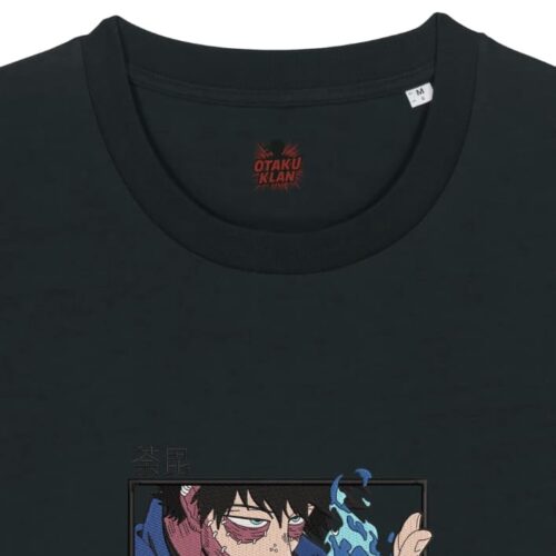Camiseta Negra Detalle Llama Azul - Dabi Llama Azul - Dabi