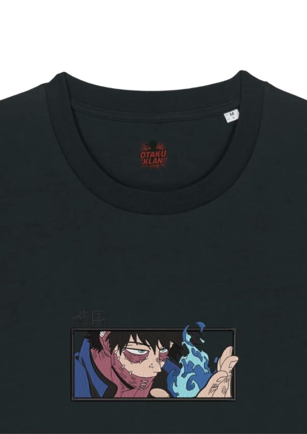 Camiseta Negra Detalle Llama Azul - Dabi Llama Azul - Dabi