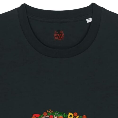 Camiseta Negra Detalle Logo Dragon Ball Logo Dragon Ball