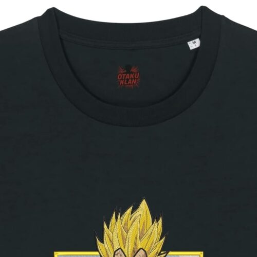 Camiseta Negra Detalle Majin Vegeta Poder Supremo - Vegeta Majin Vegeta Poder Supremo - Vegeta