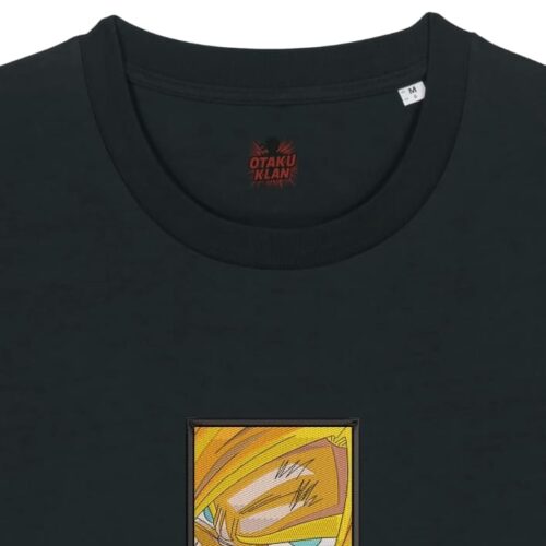 Camiseta Negra Detalle Mirada Saiyan - Goku Mirada Saiyan - Goku