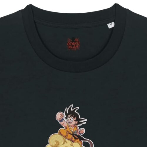 Camiseta Negra Detalle Nube Invencible - Goku Nube Invencible - Goku