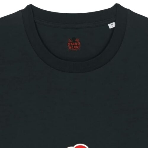 Camiseta Negra Detalle Nube Sangrienta - Miembro de Akatsuki Nube Sangrienta