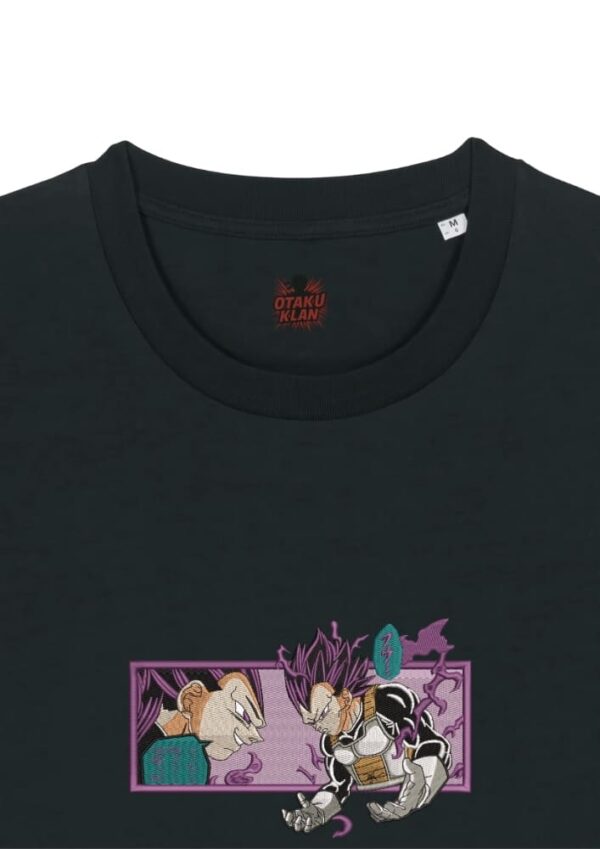 Camiseta Negra Detalle Orgullo Corrompido - Vegeta Orgullo Corrompido - Vegeta