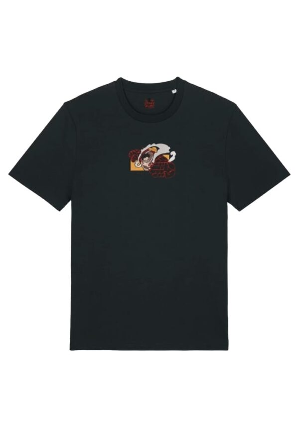 Camiseta Negra Delantera Puño Rey 4 Marcha - Monkey D. Luffy Puño Rey 4 Marcha - Monkey D. Luffy