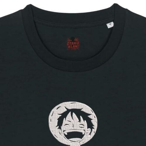 Camiseta Negra Detalle Rey Pirata - Monkey D. Luffy Rey Pirata - Monkey D. Luffy