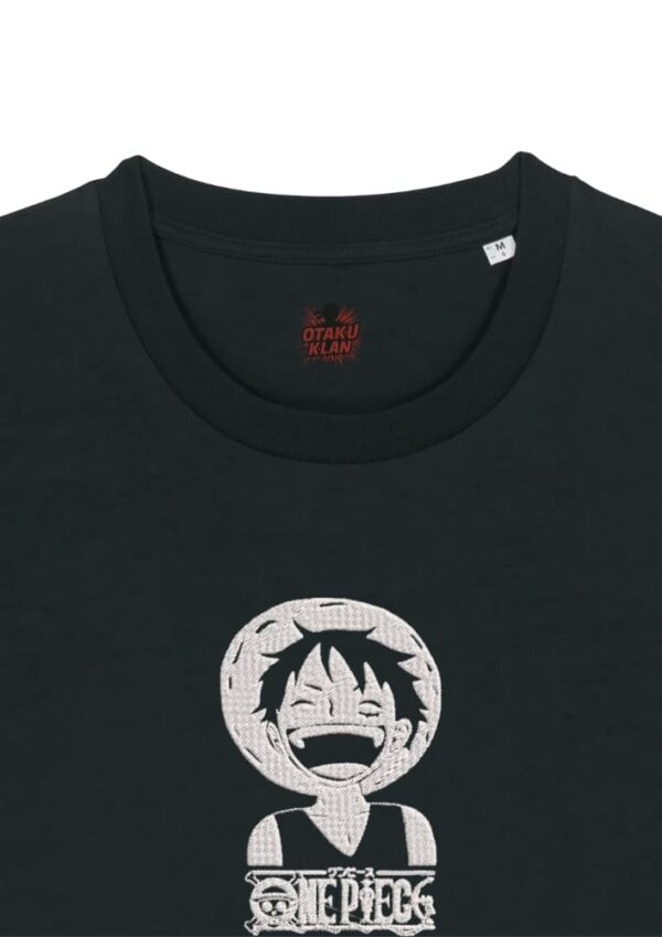 Camiseta Negra Detalle Rey Pirata - Monkey D. Luffy Rey Pirata - Monkey D. Luffy