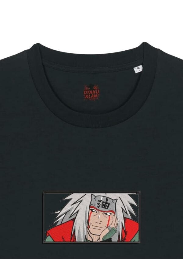 Camiseta Negra Detalle Sabio Sonriente - Jiraiya Sabio Sonriente - Jiraiya