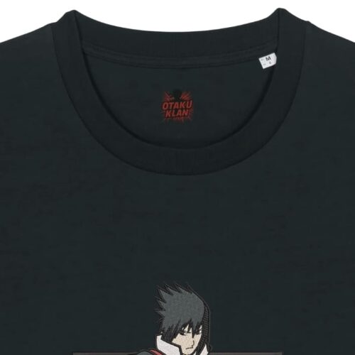 Camiseta Negra Detalle Sasuke Espada Akatsuki - Sasuke Uchiha Sasuke Espada Akatsuki - Sasuke Uchiha