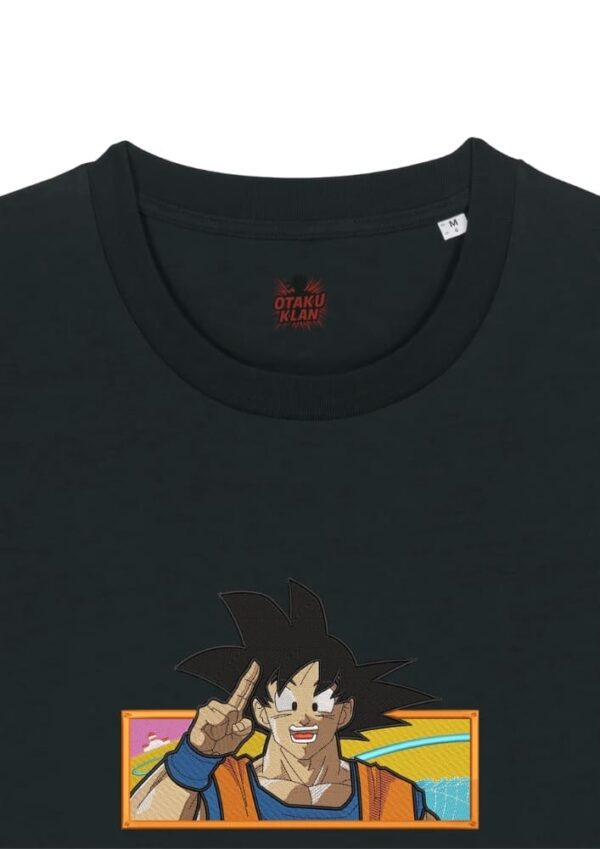 Camiseta Negra Detalle Sonrisa Saiyan - Goku Sonrisa Saiyan - Goku